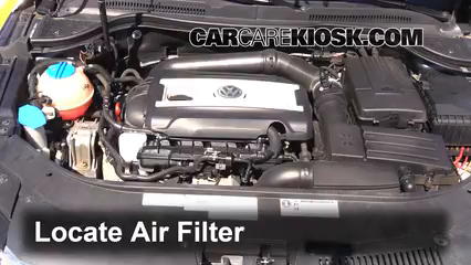 2013 Volkswagen CC Sport Plus 2.0L 4 Cyl. Turbo Sedan (4 Door) Air Filter (Engine) Check